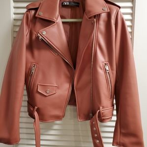 Zara Vegan Leather Jacket